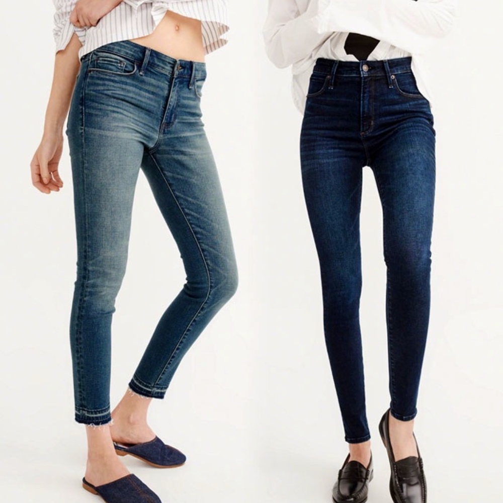 Abercrombie & Fitch Harper Low Rise Ankle Jeans